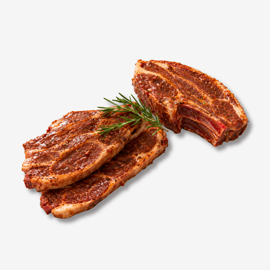 Marinated Lamb Best End Chops